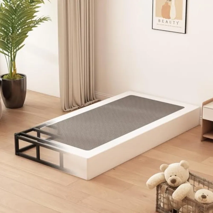 Box Spring 8 Inch, High Profile Metal Box Spring Only Bed Base with Fabric Cover, Sturdy Mattress Foundation, Easy Assembly, No
Box Spring 8 Inch, High Profile Metal Box Spring Only Bed Base with Fabric Cover, Sturdy Mattress Foundation, Easy Assembly, No