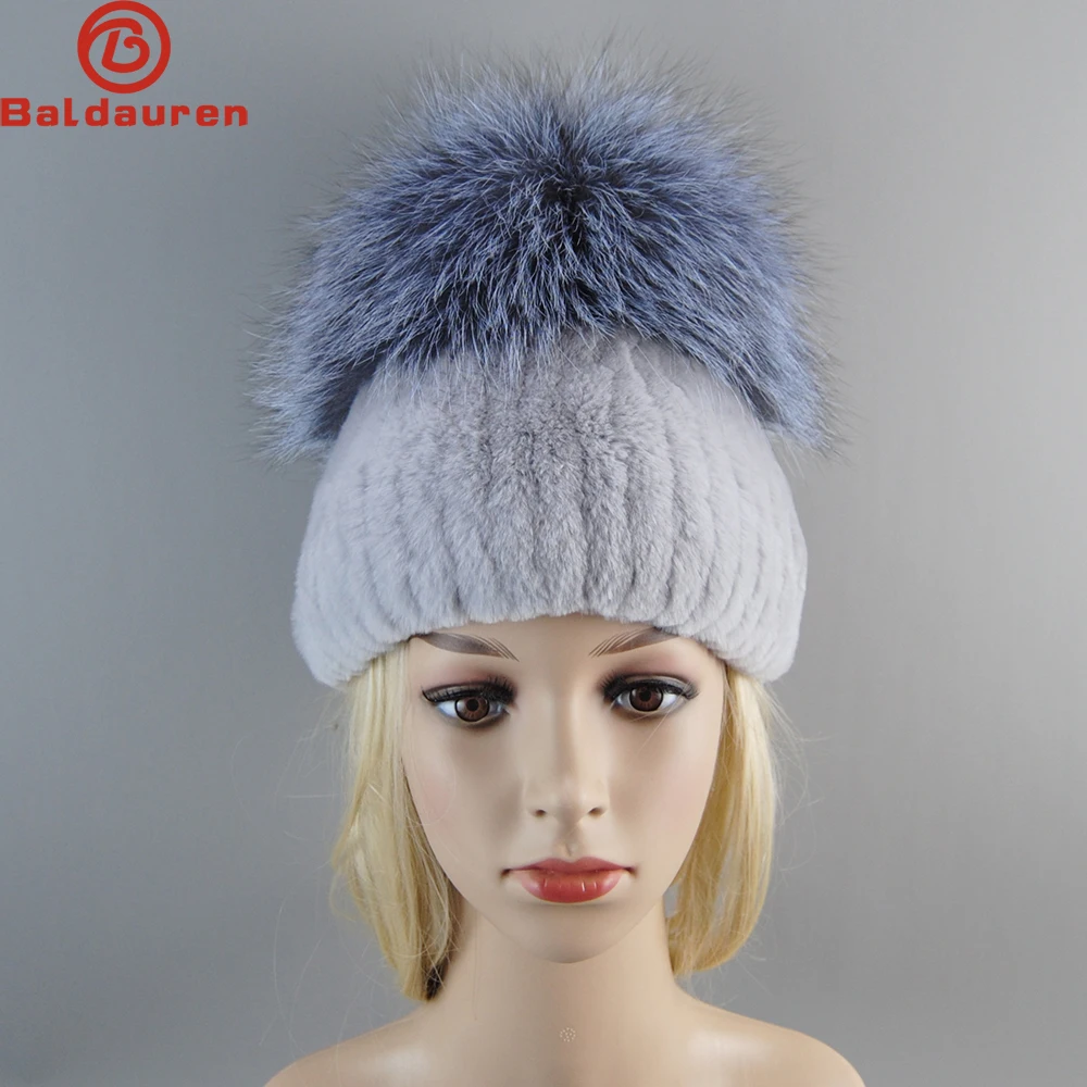 Hot On Sale Women Winter Knitted Real Rex Rabbit Fur Hat Good Elastic Natural Fluffy Silver Fox Fur Caps Female Genuine Fur Hats
Hot On Sale Women Winter Knitted Real Rex Rabbit Fur Hat Good Elastic Natural Fluffy Silver Fox Fur Caps Female Genuine Fur Hats