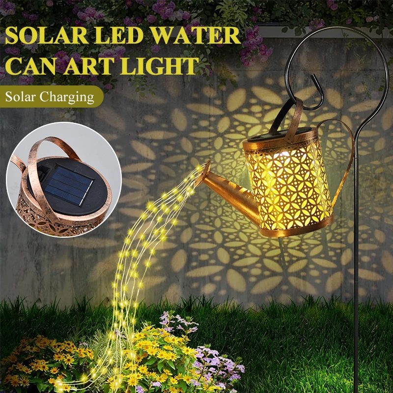 LED Solar Watering Can Light Hanging Waterfall Lamp Waterproof Outdoor Garden Decor Yard Porch Lawn Backyard Landscape Lamp
LED Solar Watering Can Light Hanging Waterfall Lamp Waterproof Outdoor Garden Decor Yard Porch Lawn Backyard Landscape Lamp