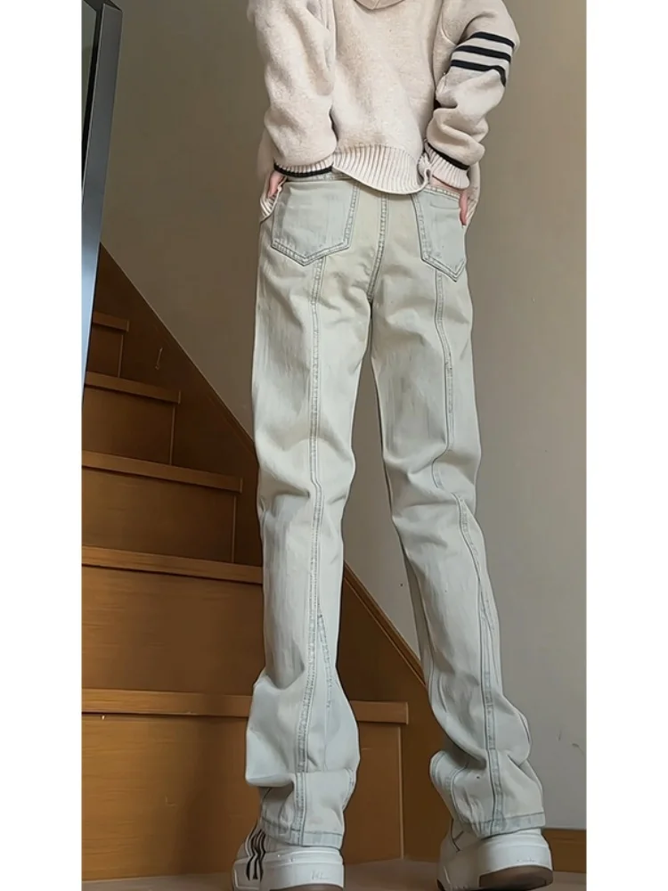 Облегающие мужские джинсы желтого грязевого цвета с дизайном Blo Design, длинные прямые брюки в американском стиле High Street, износостойкие, осень-зима
Облегающие мужские джинсы желтого грязевого цвета с дизайном Blo Design, длинные прямые брюки в американском стиле High Street, износостойкие, осень-зима