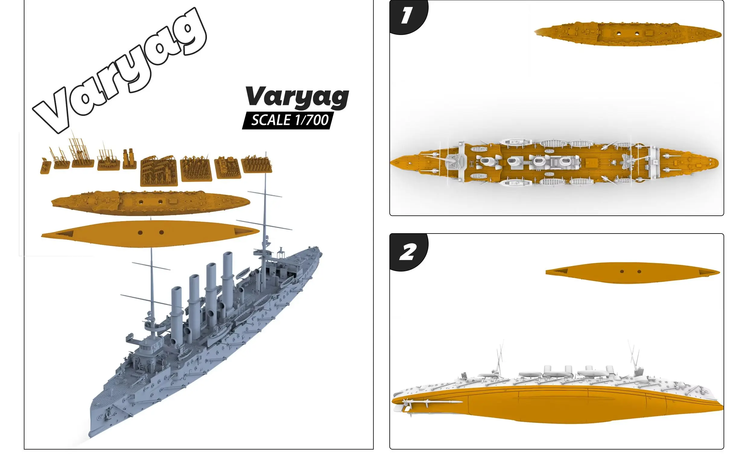 Russian Varyag Cruiser MRY-SFW SS504/S 1/700 1/350 1/200 Military Model Kit
Russian Varyag Cruiser MRY-SFW SS504/S 1/700 1/350 1/200 Military Model Kit