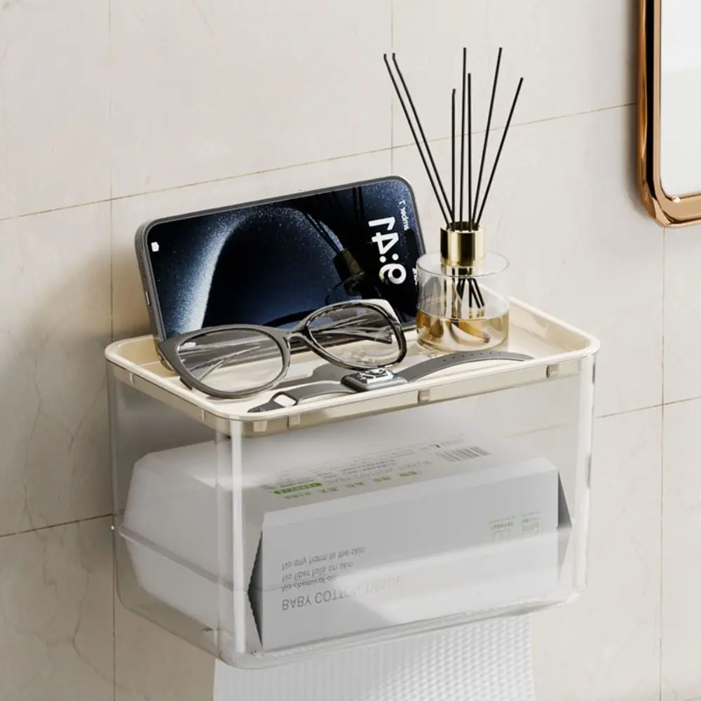 Multifunctional Wall Mounted Tissue Box Storage Box Transparent Tissue Dispenser Stable Waterproof Napkin Holder Hotel
Multifunctional Wall Mounted Tissue Box Storage Box Transparent Tissue Dispenser Stable Waterproof Napkin Holder Hotel