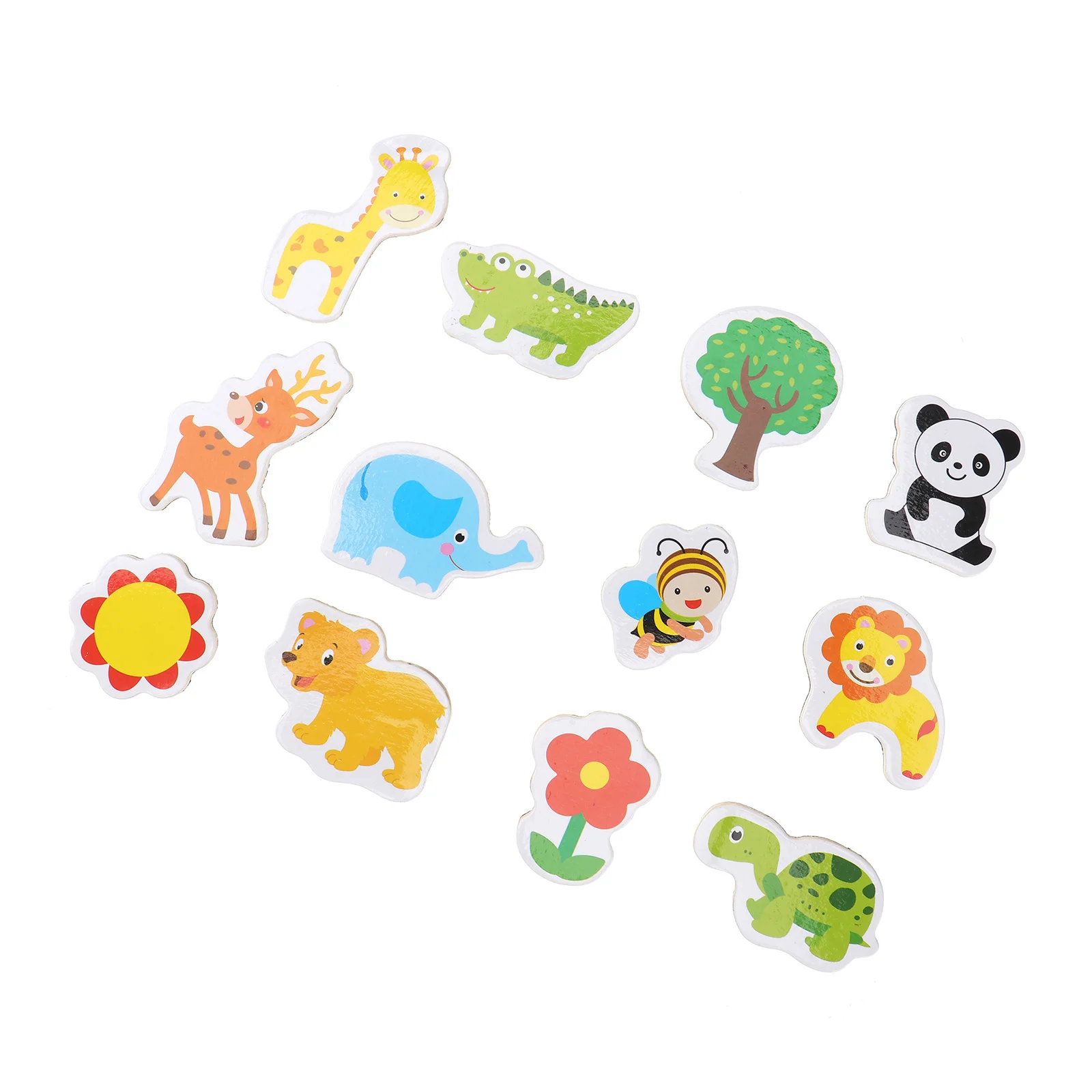 64Pcs Cartoon Animal Refrigerator Magnets Wooden Fridge Magnets Home Decor Magnetic Stickers for Cabinet Whiteboard
64Pcs Cartoon Animal Refrigerator Magnets Wooden Fridge Magnets Home Decor Magnetic Stickers for Cabinet Whiteboard
