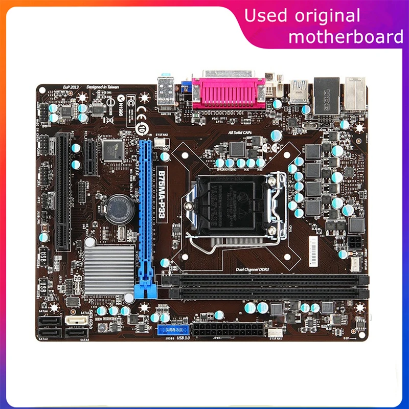 Б/у материнская плата LGA 1155 для Intel B75, USB, SATA3, DDR3, 32 ГБ, десктопная материнская плата
Б/у материнская плата LGA 1155 для Intel B75, USB, SATA3, DDR3, 32 ГБ, десктопная материнская плата