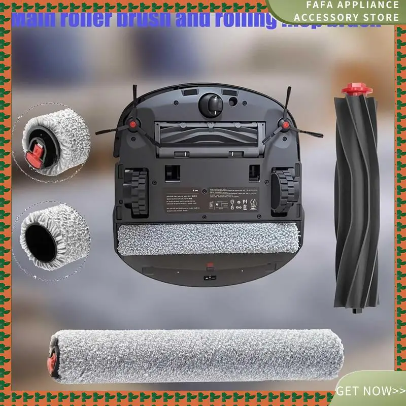Accessories Kit For Eufy Omni S1 Pro/S1 Robot Vacuum Cleaner Parts Rolling Mops Main Side Brush Hepa Filter Dust Bag-A70Z
Accessories Kit For Eufy Omni S1 Pro/S1 Robot Vacuum Cleaner Parts Rolling Mops Main Side Brush Hepa Filter Dust Bag-A70Z
