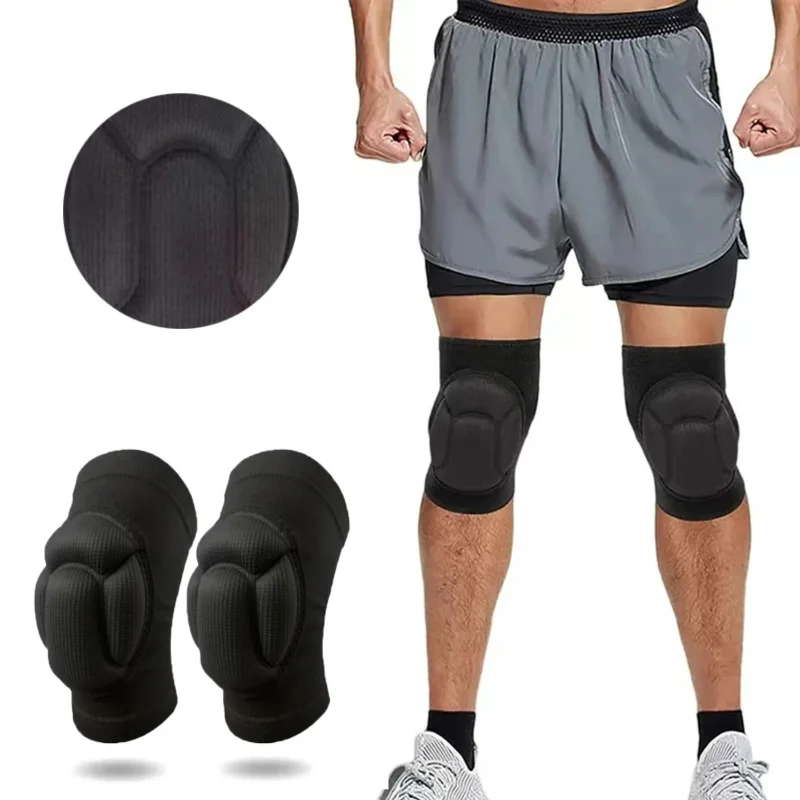 1Pair Thickened protection Sports Kneepad Men Elastic Knee Pads Support Fitness Gear Basketball Brace Protector Male NonSlip Pad
1Pair Thickened protection Sports Kneepad Men Elastic Knee Pads Support Fitness Gear Basketball Brace Protector Male NonSlip Pad