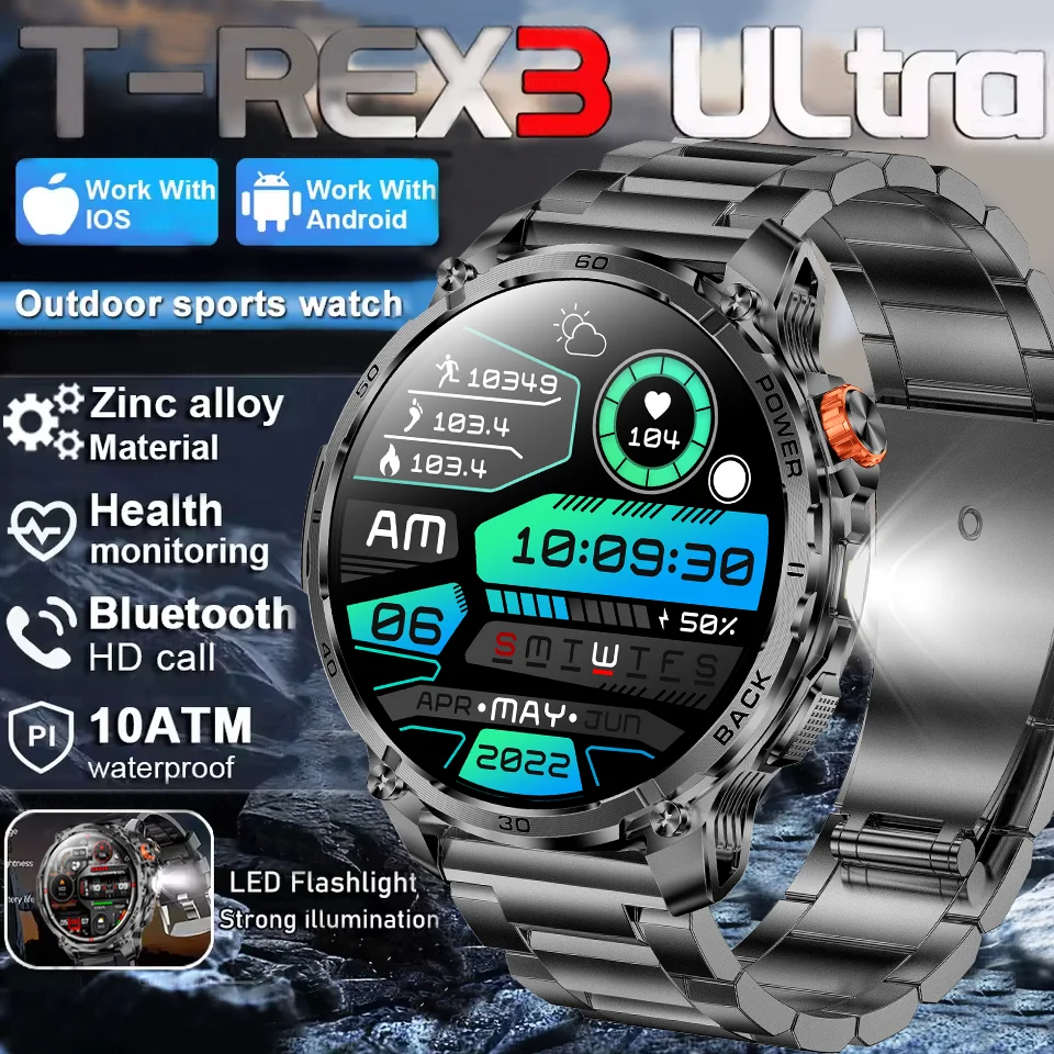 Новинка 2023 года, 1000 мАч, большая батарея, военные уличные 1,7 дюйма, умные часы для мужчин, 10 АТМ, водонепроницаемые, Bluetooth, спортивные умные часы
Новинка 2023 года, 1000 мАч, большая батарея, военные уличные 1,7 дюйма, умные часы для мужчин, 10 АТМ, водонепроницаемые, Bluetooth, спортивные умные часы