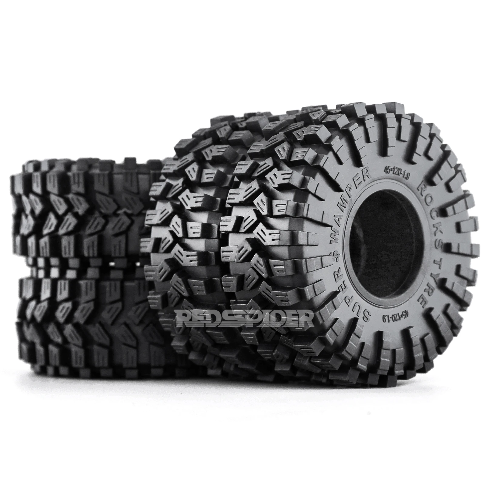 RED SPIDER 1.9" 4Pcs Soft Rubber 120mm Tyre Wheel for 1/10 RC Crawler Car Axial SCX10 Pro Traxxas TRX4 RC4WD D90 Redcat Gen8 MST
RED SPIDER 1.9" 4Pcs Soft Rubber 120mm Tyre Wheel for 1/10 RC Crawler Car Axial SCX10 Pro Traxxas TRX4 RC4WD D90 Redcat Gen8 MST