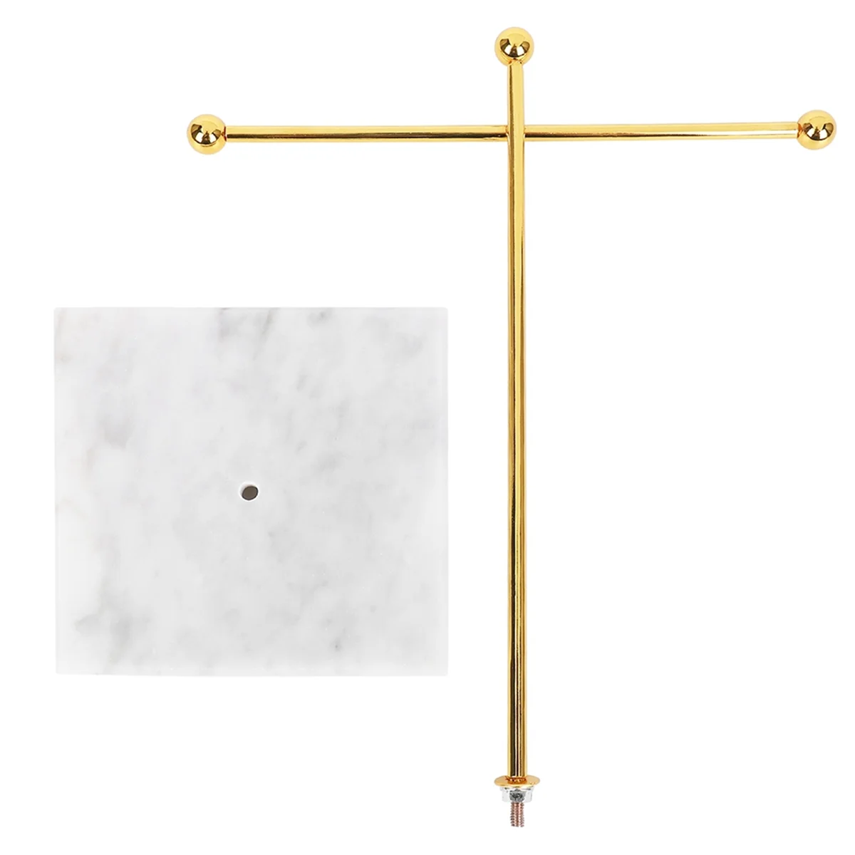 Marble Base T-Shaped Earrings Ring Necklace Watch Jewelry Shelf Jewelry Stand Counter Pendant Jewelry Display Stand A
Marble Base T-Shaped Earrings Ring Necklace Watch Jewelry Shelf Jewelry Stand Counter Pendant Jewelry Display Stand A