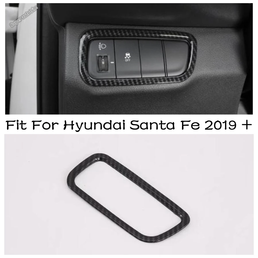 Car Head Lights Lamps Switch Button Panel Cover Trim Fit For Hyundai Santa Fe 2019 - 2023 ABS Carbon Fiber Accessories Interior
Car Head Lights Lamps Switch Button Panel Cover Trim Fit For Hyundai Santa Fe 2019 - 2023 ABS Carbon Fiber Accessories Interior