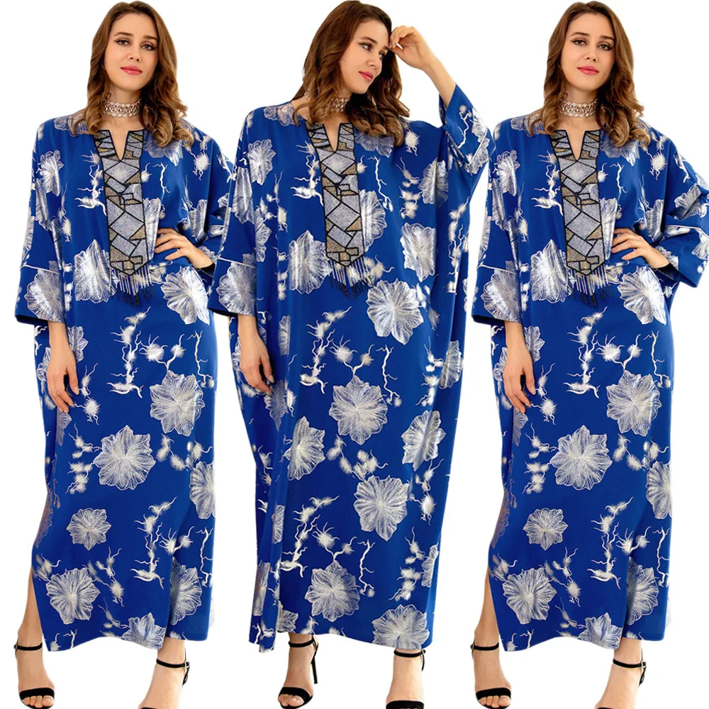 Ethnic Printed Abaya Dubai Turkey Islam Arabic Muslim Long Maxi Dress Kaftan Robe Femme Dresses Abayas For Women Caftan Marocain
Ethnic Printed Abaya Dubai Turkey Islam Arabic Muslim Long Maxi Dress Kaftan Robe Femme Dresses Abayas For Women Caftan Marocain