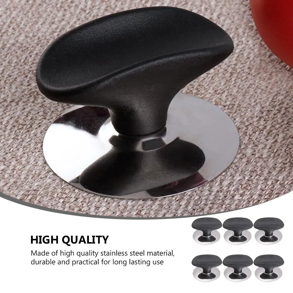 6Pcs Kitchen Supply Pot Grip Universal Style No Burrs Effective Injury Prevention Pot Lid Knobs Pan Lid Handle
6Pcs Kitchen Supply Pot Grip Universal Style No Burrs Effective Injury Prevention Pot Lid Knobs Pan Lid Handle