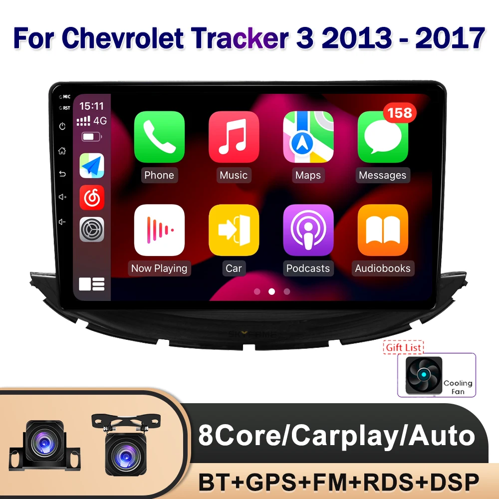 Android Video Player For Chevrolet Tracker 3 2013 - 2017 Car Radio Multimedia Monitor Screen Navigation stereo radio Bluetooth
Android Video Player For Chevrolet Tracker 3 2013 - 2017 Car Radio Multimedia Monitor Screen Navigation stereo radio Bluetooth
