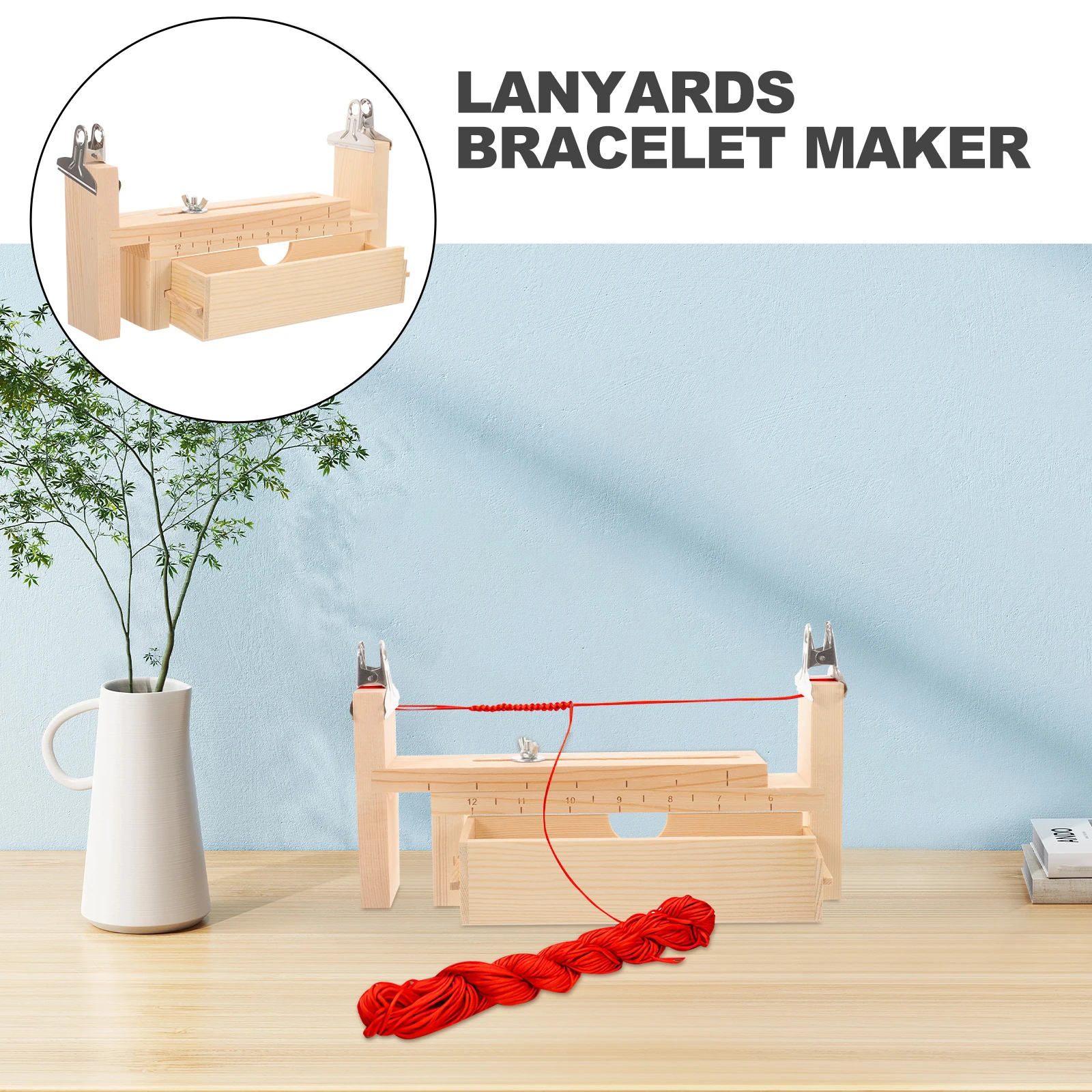1 set Braiding Frame Bracelet Making Board Lanyards Weaving Tool Kit Braided Rope Maker DIY Craft Tool Easy Operation Beginner
1 set Braiding Frame Bracelet Making Board Lanyards Weaving Tool Kit Braided Rope Maker DIY Craft Tool Easy Operation Beginner