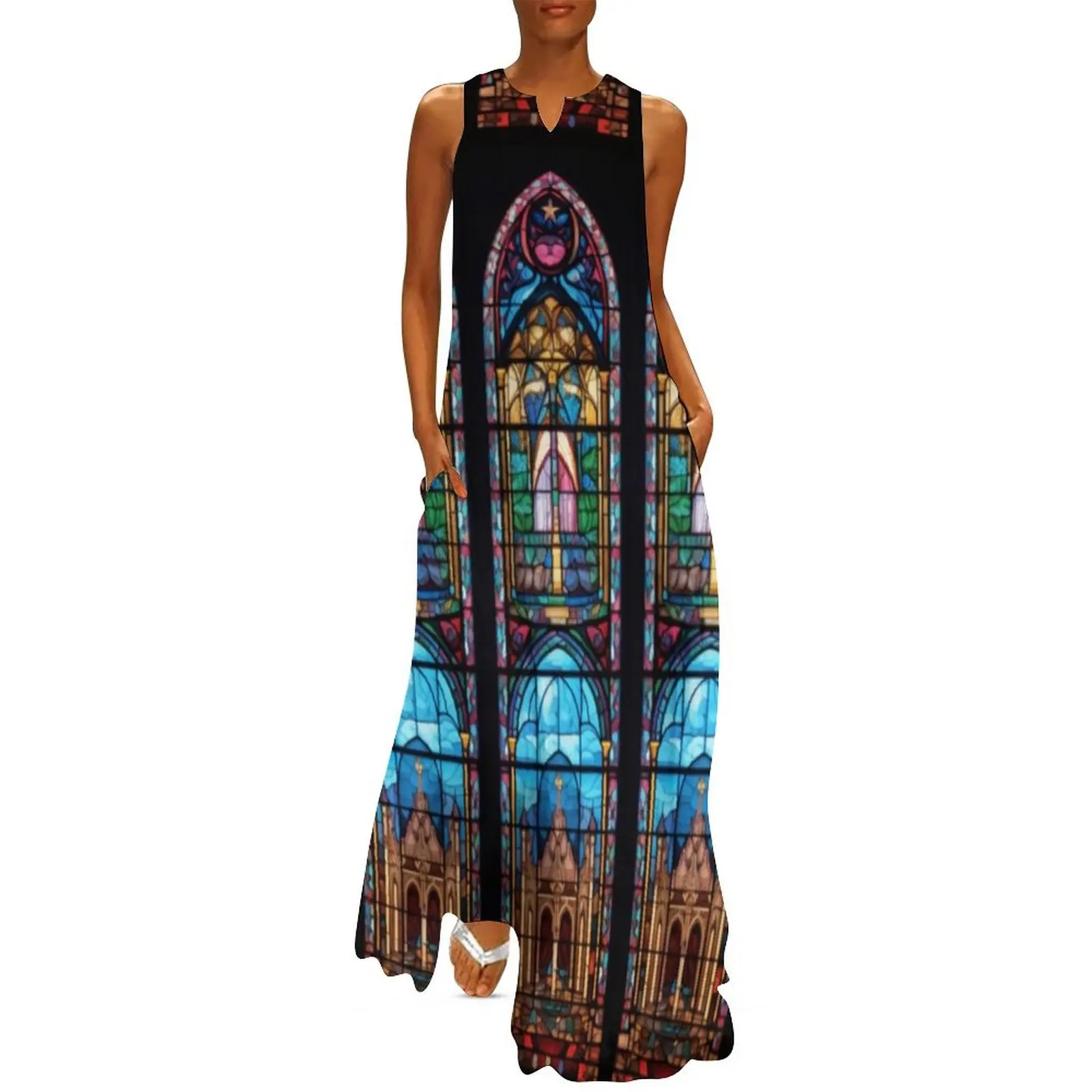 cathedral stained glass window Long Dress Casual dresses fairy dress elegant evening dresses for women 2025
cathedral stained glass window Long Dress Casual dresses fairy dress elegant evening dresses for women 2025
