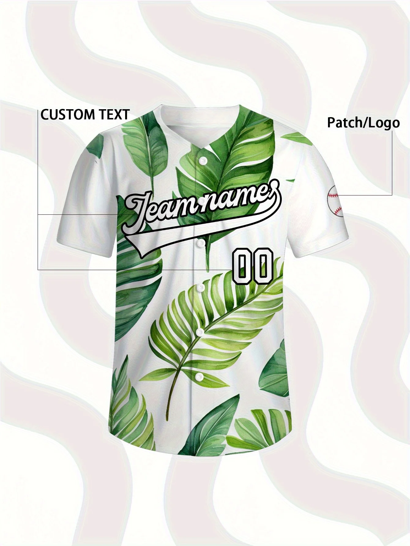 Custom Camo Baseball Jersey Mens Personalized Team Name Number Button Shirt Breathable Sports Uniform To
Custom Camo Baseball Jersey Mens Personalized Team Name Number Button Shirt Breathable Sports Uniform To