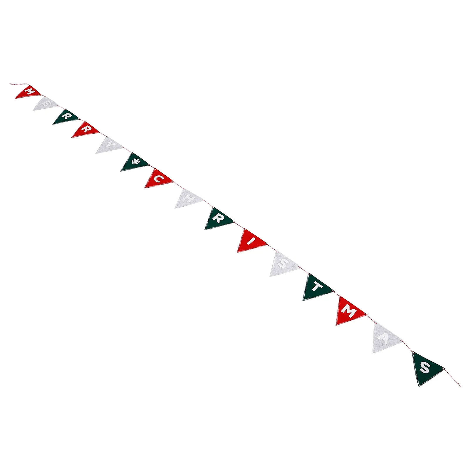 Christmas Atmosphere Decoration Flags Wool Felt Triangle Banners for Indoor Outdoor Festive Hanging Christmas Tree Party 
Christmas Atmosphere Decoration Flags Wool Felt Triangle Banners for Indoor Outdoor Festive Hanging Christmas Tree Party