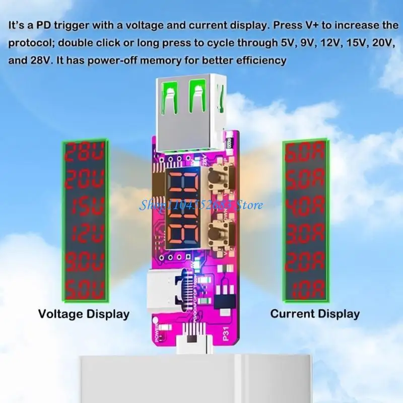 Y6GD PD3.0 28V Starts Tester with Auto Shutdown Memory Digital Current Meter for Device Aging Evaluation
Y6GD PD3.0 28V Starts Tester with Auto Shutdown Memory Digital Current Meter for Device Aging Evaluation