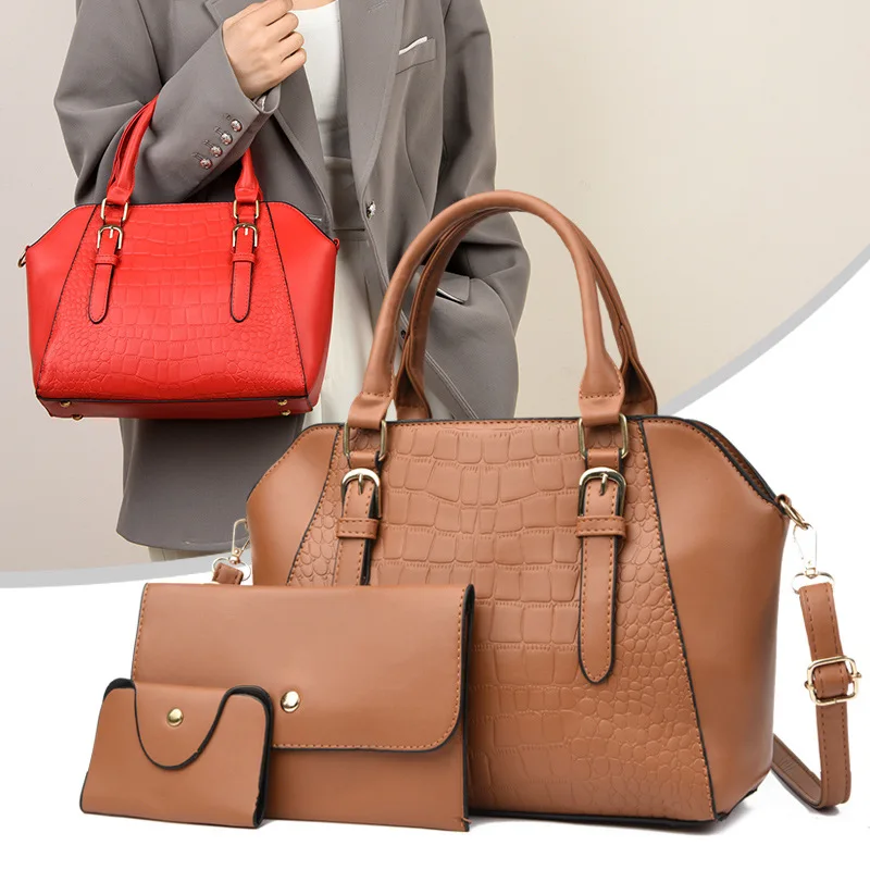 New Women's Fashion Letter Bag, European and American Retro Handbag, Crocodile Pattern Shoulder Bag, Versatile Crossbody Bag for Travel
New Women's Fashion Letter Bag, European and American Retro Handbag, Crocodile Pattern Shoulder Bag, Versatile Crossbody Bag for Travel