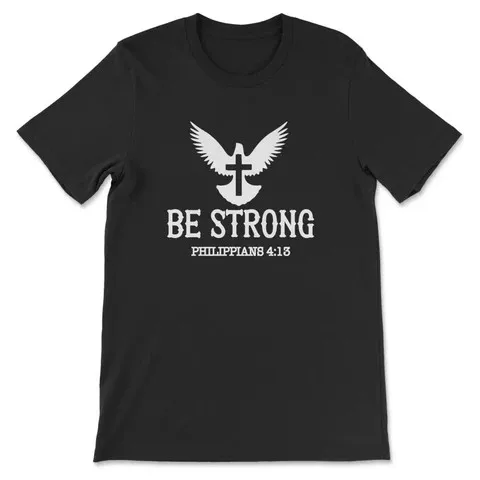 Stay Strong with Philippians 4:13 Inspirational Tee
Stay Strong with Philippians 4:13 Inspirational Tee
