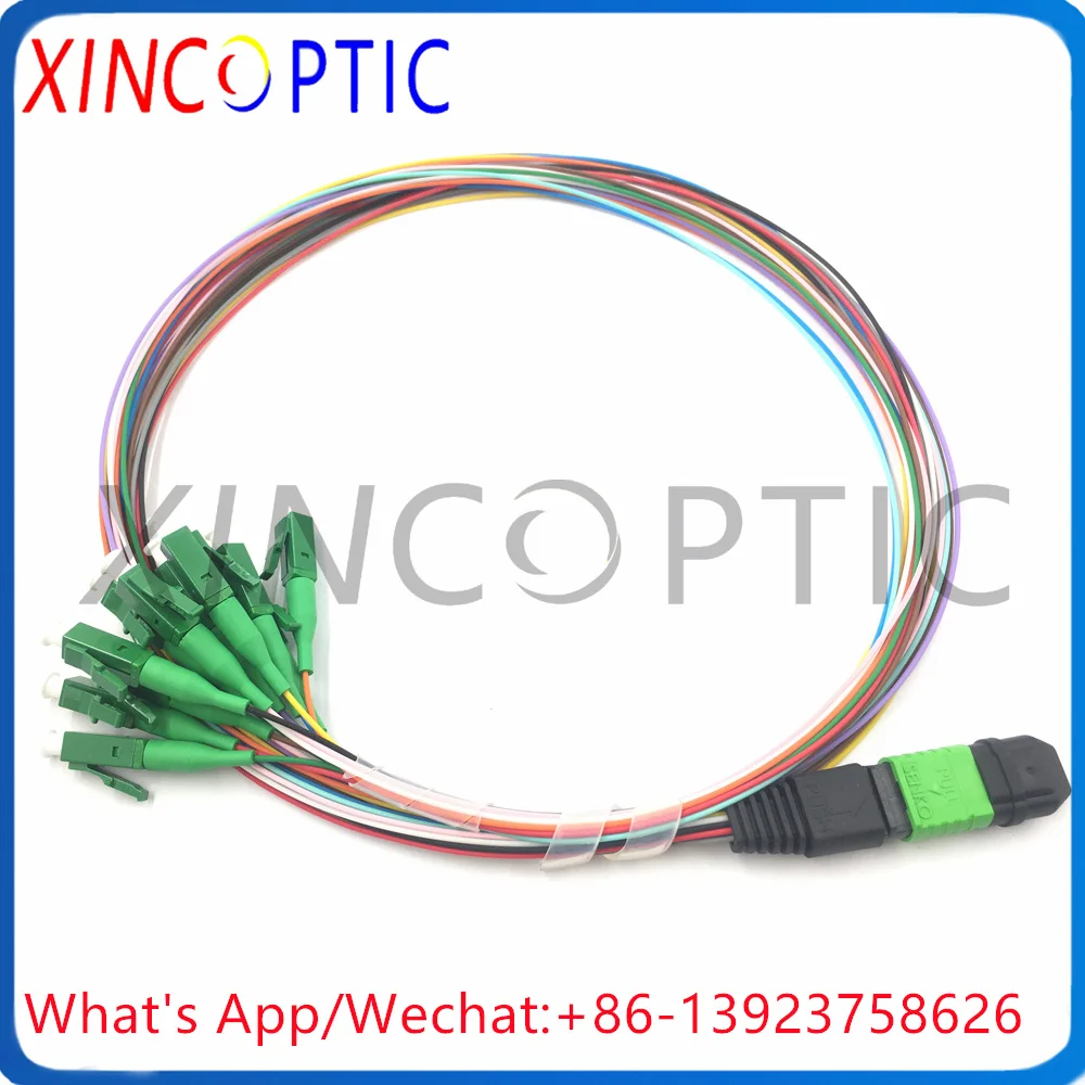12Core,MPOAPC Female F to 12LC/SC/ST/FCAPC Low Loss Harness and Fan-out Fiber Trunk Cable Pigtail,0.9mm,1M MPO Fibre
12Core,MPOAPC Female F to 12LC/SC/ST/FCAPC Low Loss Harness and Fan-out Fiber Trunk Cable Pigtail,0.9mm,1M MPO Fibre