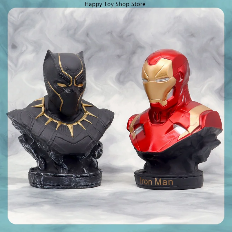Аниме-фигурка железного человека, пантера, бюста, 16 см, статуя Marvel Мстители, Большая фигурка, искусственная смола, для мальчиков, коллекционные подарки, игрушки
Аниме-фигурка железного человека, пантера, бюста, 16 см, статуя Marvel Мстители, Большая фигурка, искусственная смола, для мальчиков, коллекционные подарки, игрушки