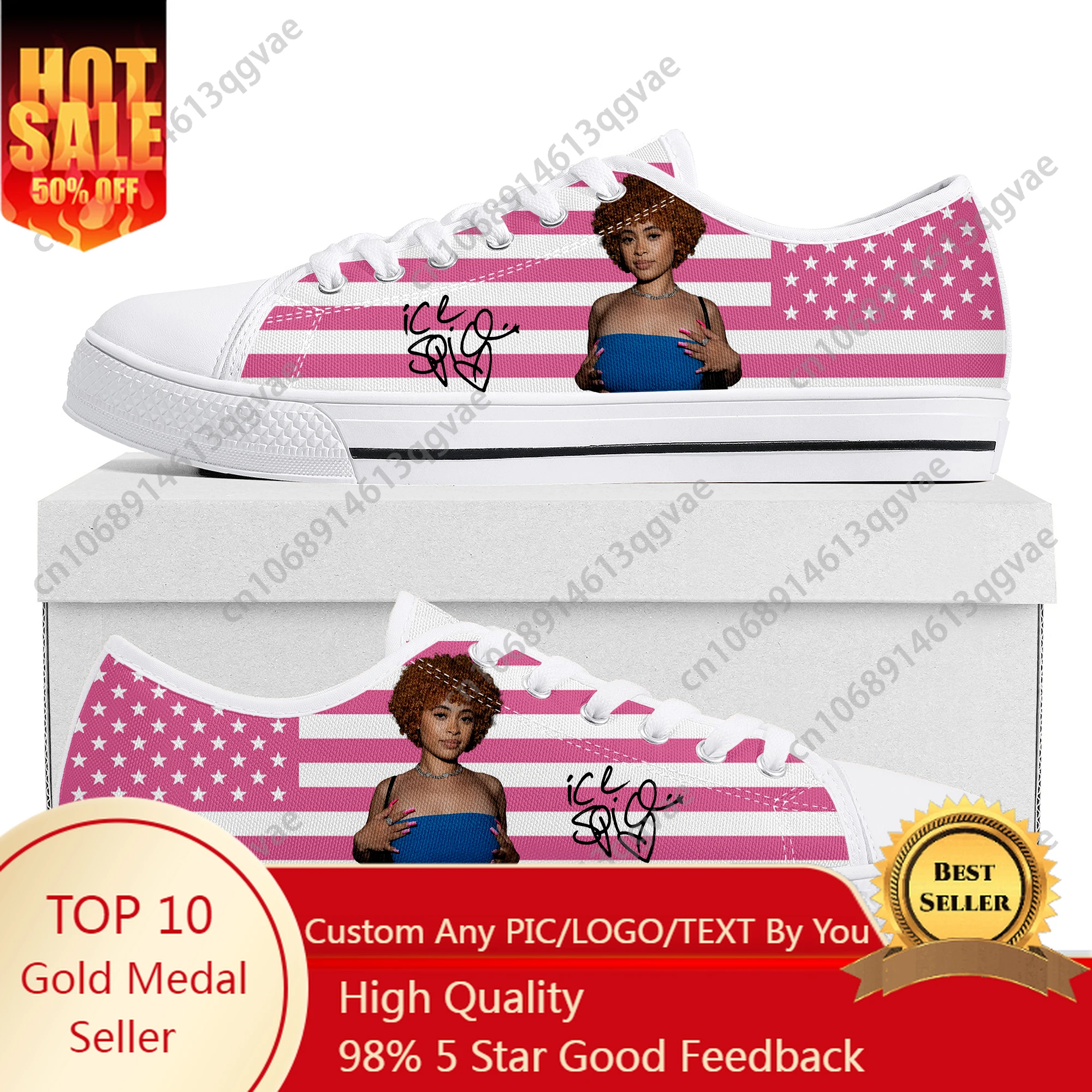 Ice Spice American Rapper Munch Low Top Sneakers Womens Mens Teenager High Quality Shoes Tailor-Made Canvas Sneaker Shoe
Ice Spice American Rapper Munch Low Top Sneakers Womens Mens Teenager High Quality Shoes Tailor-Made Canvas Sneaker Shoe