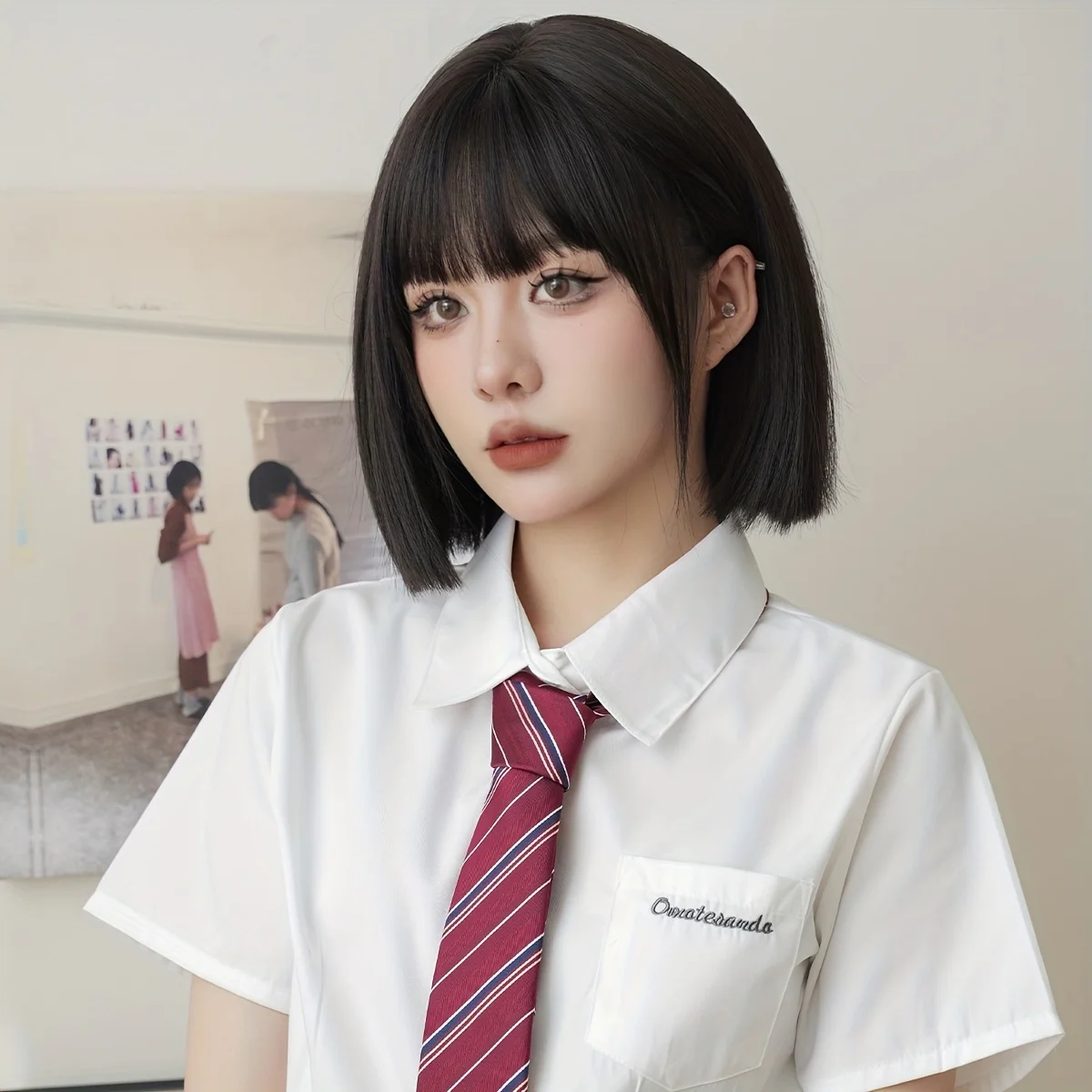 Routine Bob Wigs Short Straight Black Wig with Bangs High Density Synthetic Fluffy Bob Wigs for Women Girls Daily Use 12.59 Inch
Routine Bob Wigs Short Straight Black Wig with Bangs High Density Synthetic Fluffy Bob Wigs for Women Girls Daily Use 12.59 Inch