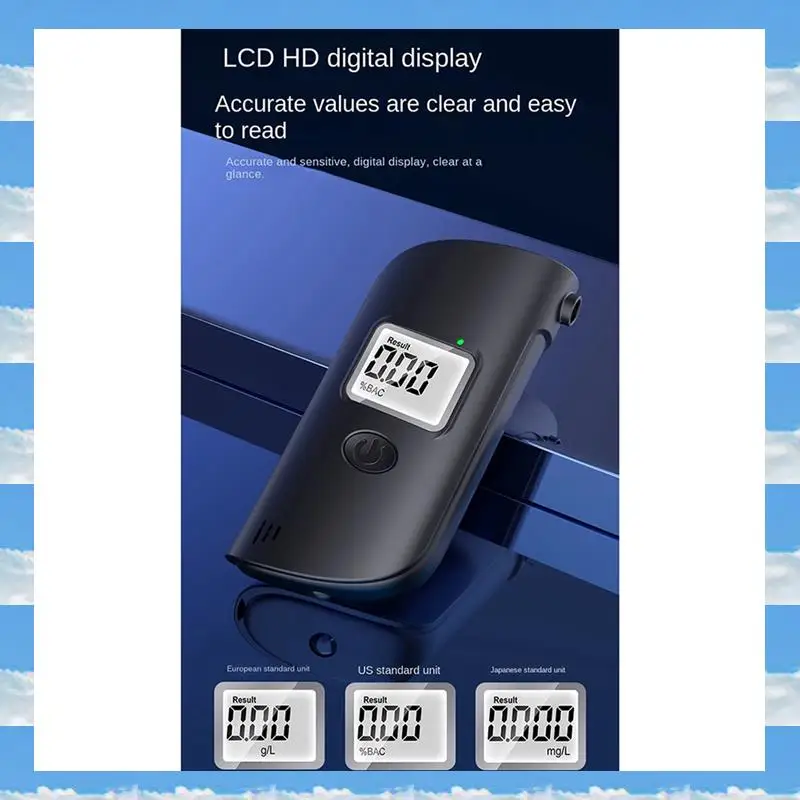 1 PCS Alcohol Tester Mr689 Breath Alcohol Concentration Detector Black Plastic High Precision Measuring Instrument
1 PCS Alcohol Tester Mr689 Breath Alcohol Concentration Detector Black Plastic High Precision Measuring Instrument