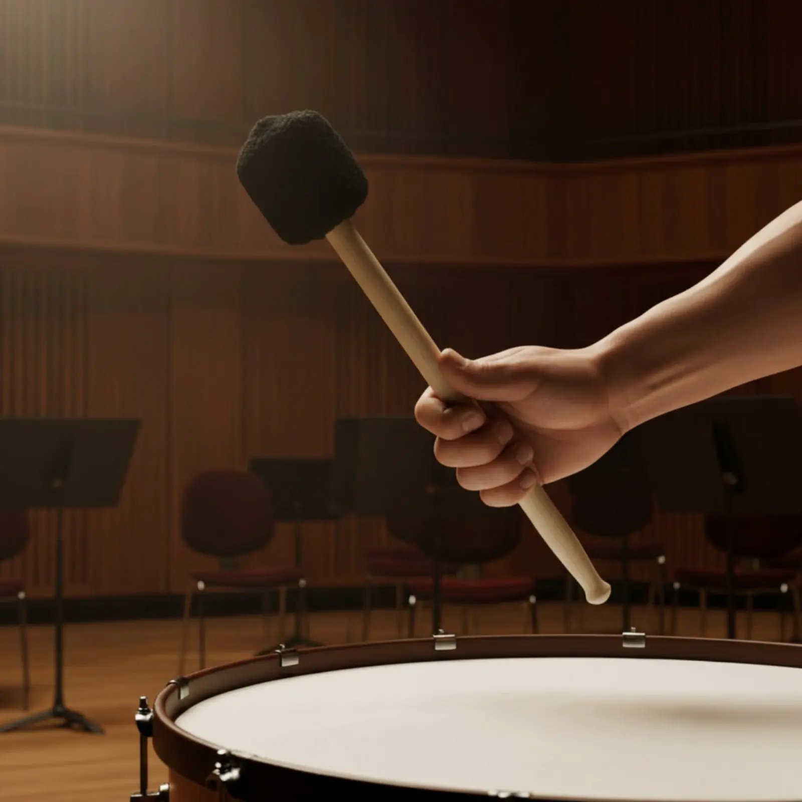 Bass Drum Mallet Wooden Handle Orchestra Bass Mallet Music Accessory Good Balance Long-Lasting for Practice Room
Bass Drum Mallet Wooden Handle Orchestra Bass Mallet Music Accessory Good Balance Long-Lasting for Practice Room