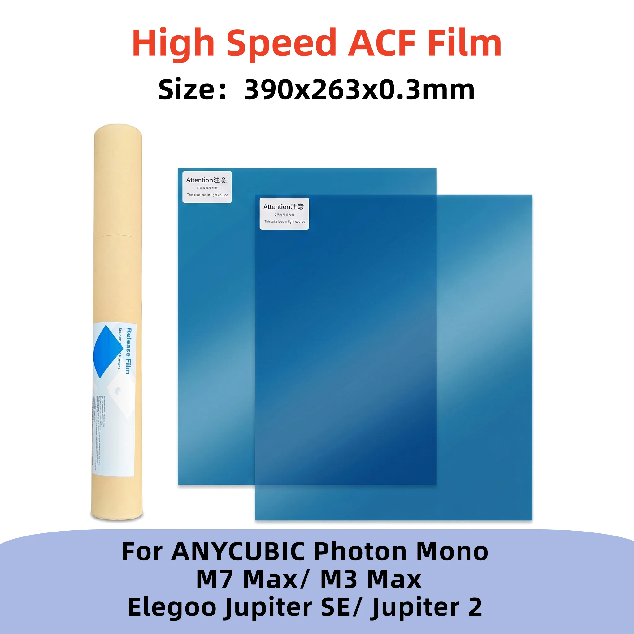 High Speed ACF Release Film For ANYCUBIC Photon Mono M7 Max M3 Max ELEGOO Jupiter 2 SE Resin LCD 3D Printer Part Accessories
High Speed ACF Release Film For ANYCUBIC Photon Mono M7 Max M3 Max ELEGOO Jupiter 2 SE Resin LCD 3D Printer Part Accessories