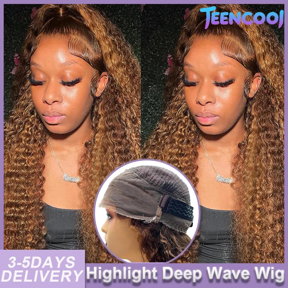 180Density Deep Wave Invisible Strap 360 Full Lace Wig P427 Highlight Human Hair Wigs Brazilian Pre Plucked Water Wave Curly Wig
180Density Deep Wave Invisible Strap 360 Full Lace Wig P427 Highlight Human Hair Wigs Brazilian Pre Plucked Water Wave Curly Wig