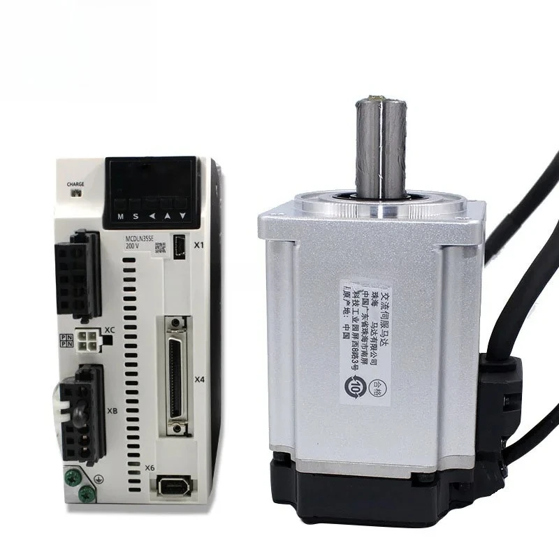 Original New A6 Series Servo Motor Set MHMF042L1U2M MHMF042L1V2M MHMF082L1U2M Pulse Type Drive MBDLN25SE MCDLN35SE with 3m cable
Original New A6 Series Servo Motor Set MHMF042L1U2M MHMF042L1V2M MHMF082L1U2M Pulse Type Drive MBDLN25SE MCDLN35SE with 3m cable