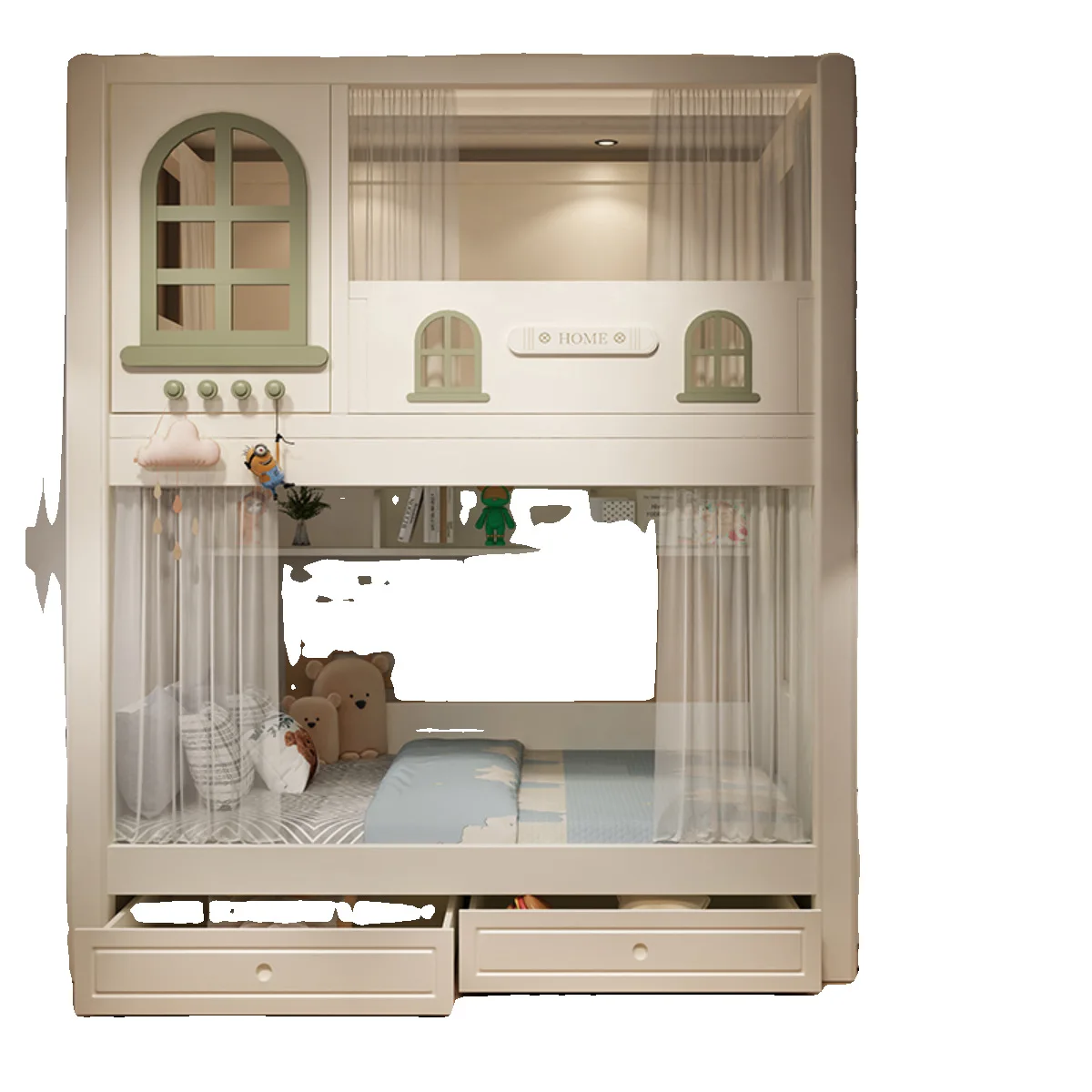 Boys high guardrail upper and lower beds double bunk tree house high and low bed small apartment space saving
Boys high guardrail upper and lower beds double bunk tree house high and low bed small apartment space saving