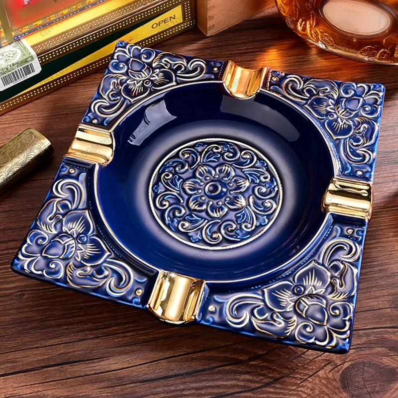 Cigar ashtray ceramic creative multi-caliber cigar groove office special ashtray
Cigar ashtray ceramic creative multi-caliber cigar groove office special ashtray
