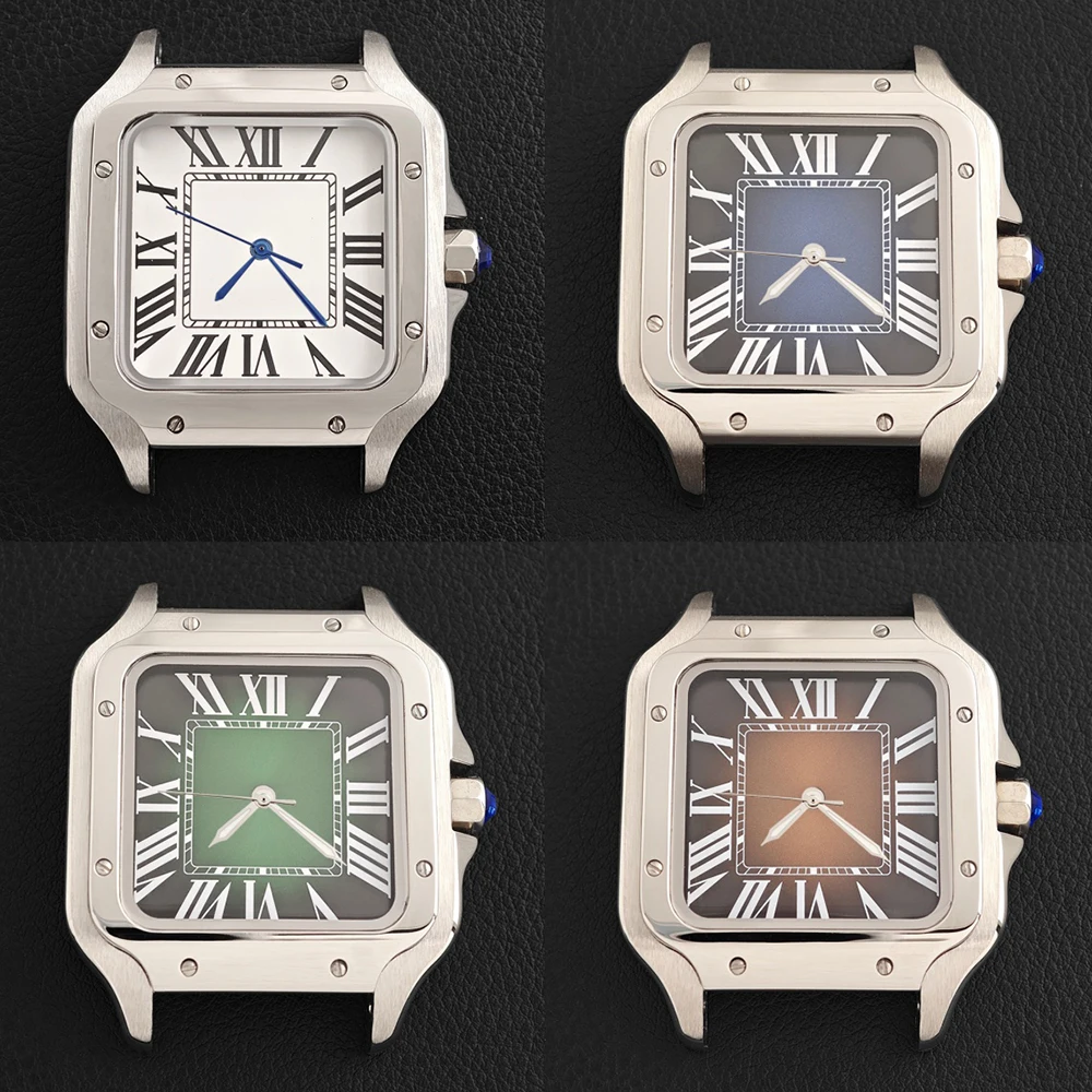 38mm square case NH35 Case Roman dial NH35 dial men's stainless steel case S logo dial suitable for NH35 movement Watch parts
38mm square case NH35 Case Roman dial NH35 dial men's stainless steel case S logo dial suitable for NH35 movement Watch parts