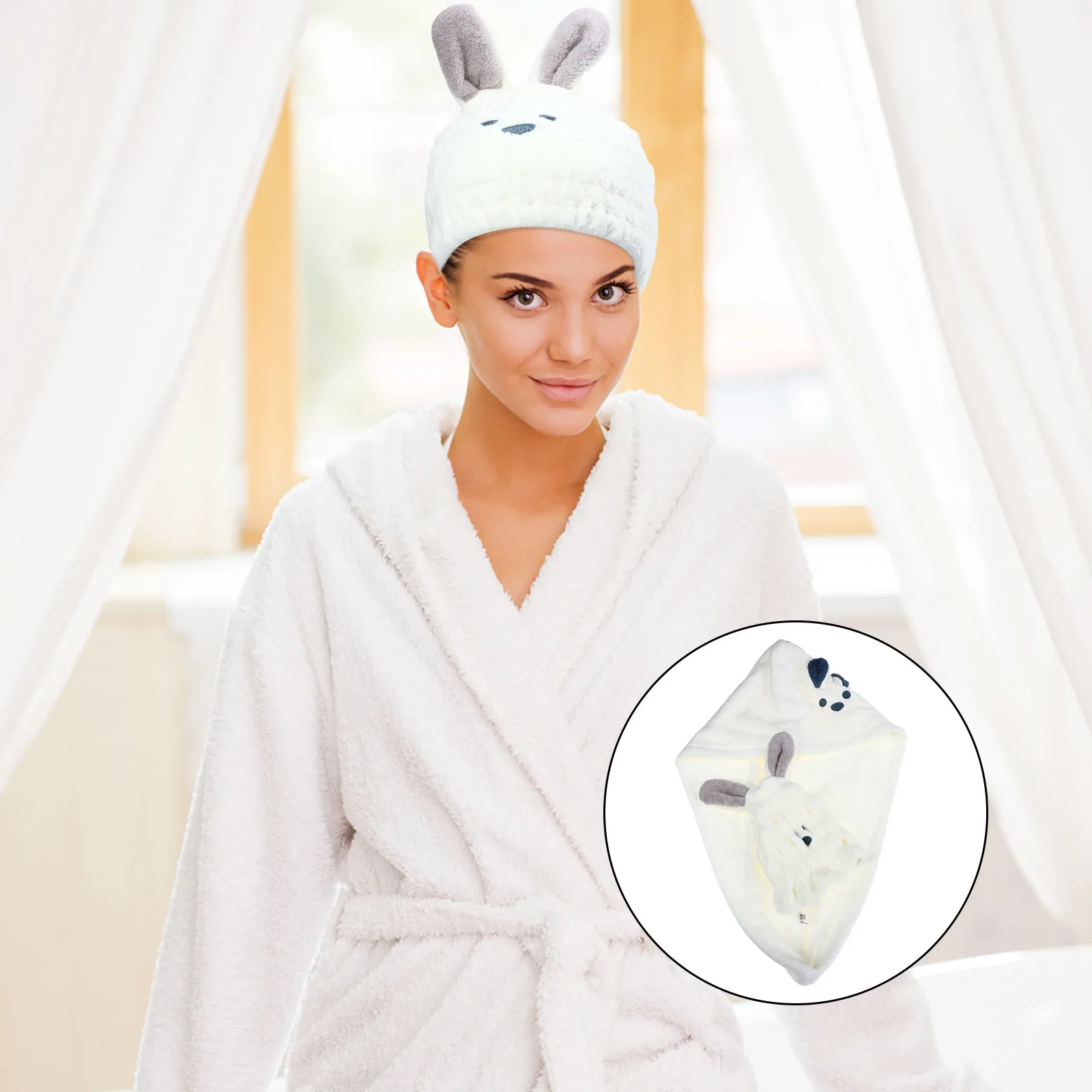 2 шт. легких полотенец-тюрбанов из микрофибры для сушки длинных волос, для женщин и детей
2 шт. легких полотенец-тюрбанов из микрофибры для сушки длинных волос, для женщин и детей