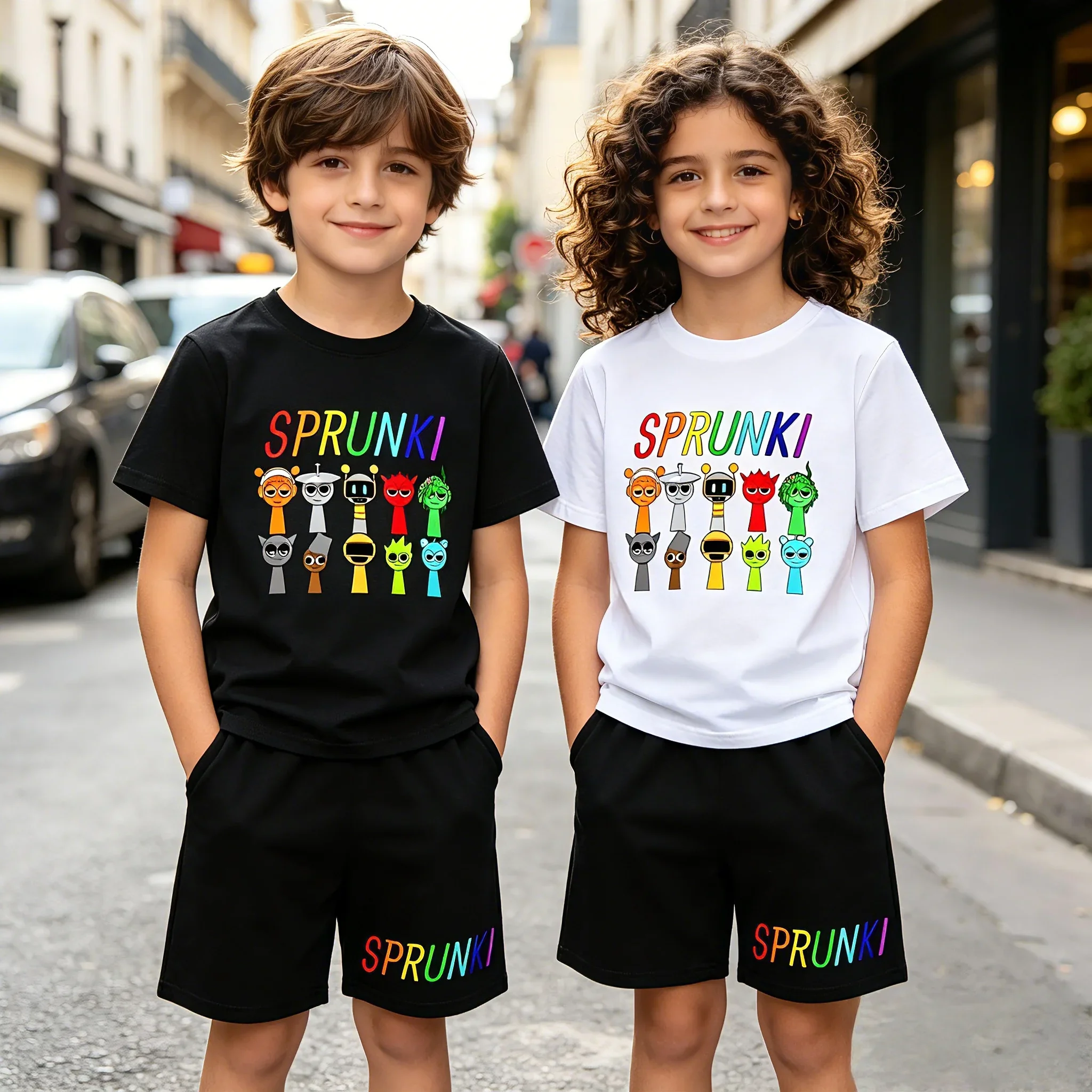 2026 Sprunki Juego Popular Niños Conjunto Deportivo 2Pcs 2-13 Años Verano Camiseta + Pantalones Cortos Transpirable Estampado An
2026 Sprunki Juego Popular Niños Conjunto Deportivo 2Pcs 2-13 Años Verano Camiseta + Pantalones Cortos Transpirable Estampado An