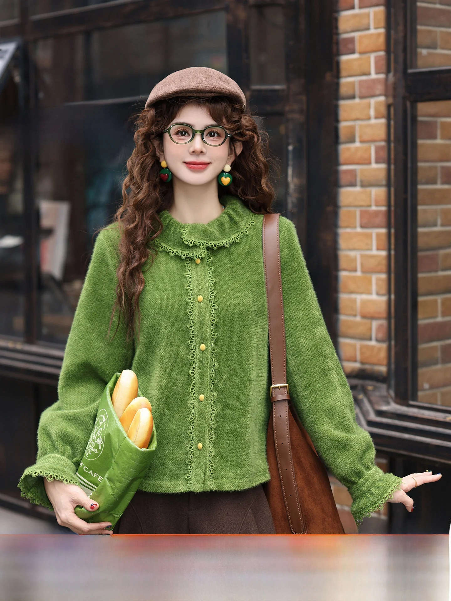 een Thi Long Sve Women's irt Chen Jiajie Retro Hong Sle Versatile New Model Top for Autumn Winter Casual Knitted S...
een Thi Long Sve Women's irt Chen Jiajie Retro Hong Sle Versatile New Model Top for Autumn Winter Casual Knitted S...