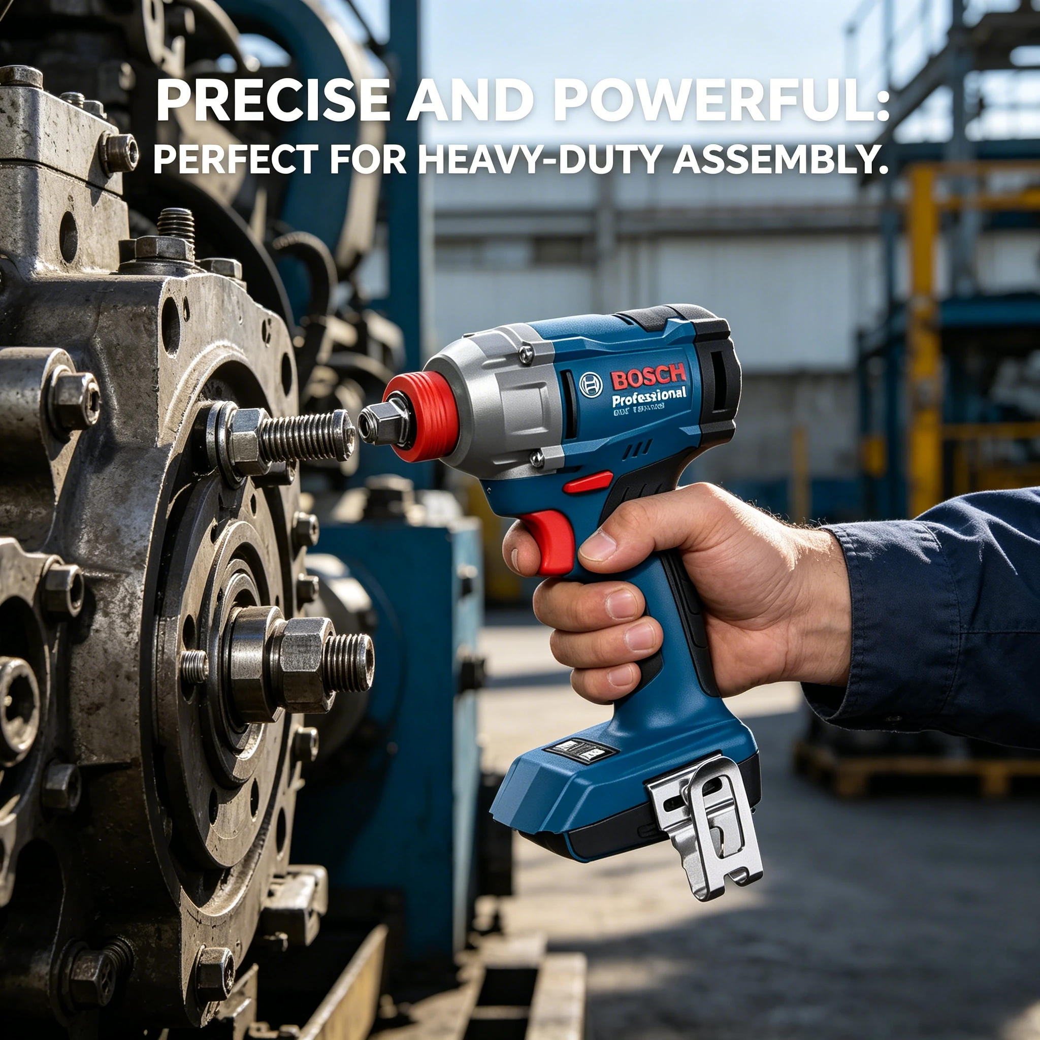 Bosch GDX 18V-285 Cordless Impact Driver/Wrench Bosch Professional Power Tools AmpShare 18V Impact Tool 1/4" Hex Drive
Bosch GDX 18V-285 Cordless Impact Driver/Wrench Bosch Professional Power Tools AmpShare 18V Impact Tool 1/4" Hex Drive