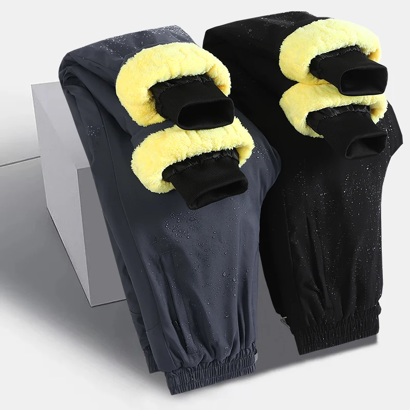 Winter Outdoor High-quality Velvet Thickened Ffashionable Trend Warm Straight Leg Pants Comfortable Breathable Men Casual Pants 
Winter Outdoor High-quality Velvet Thickened Ffashionable Trend Warm Straight Leg Pants Comfortable Breathable Men Casual Pants