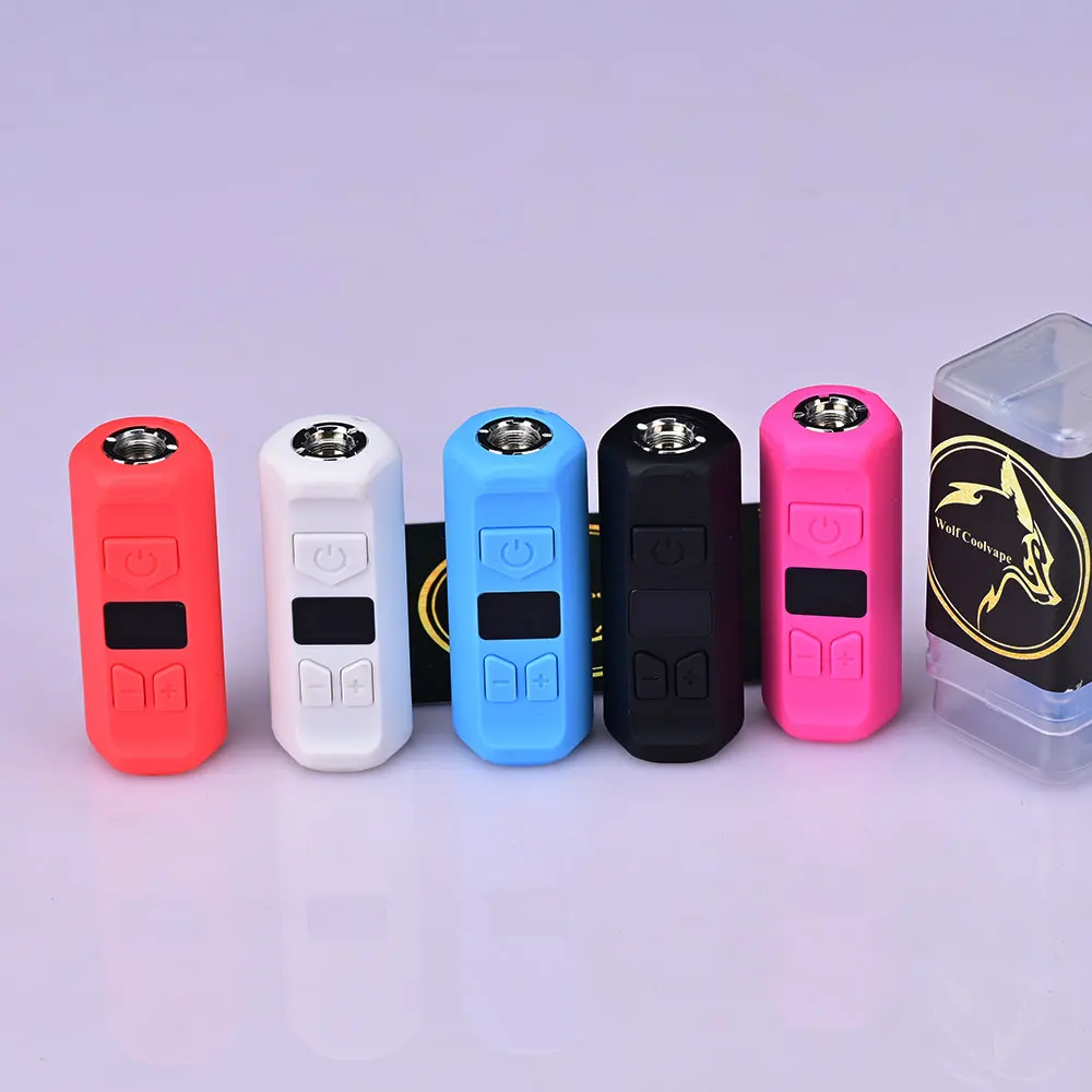 5pcs Wolfcoolvape Vape Pen Battery 1.8v-4.2V screen Adjustable Voltage Vape Battery Pod Batteries 400mah Preheating Vaporizer
5pcs Wolfcoolvape Vape Pen Battery 1.8v-4.2V screen Adjustable Voltage Vape Battery Pod Batteries 400mah Preheating Vaporizer