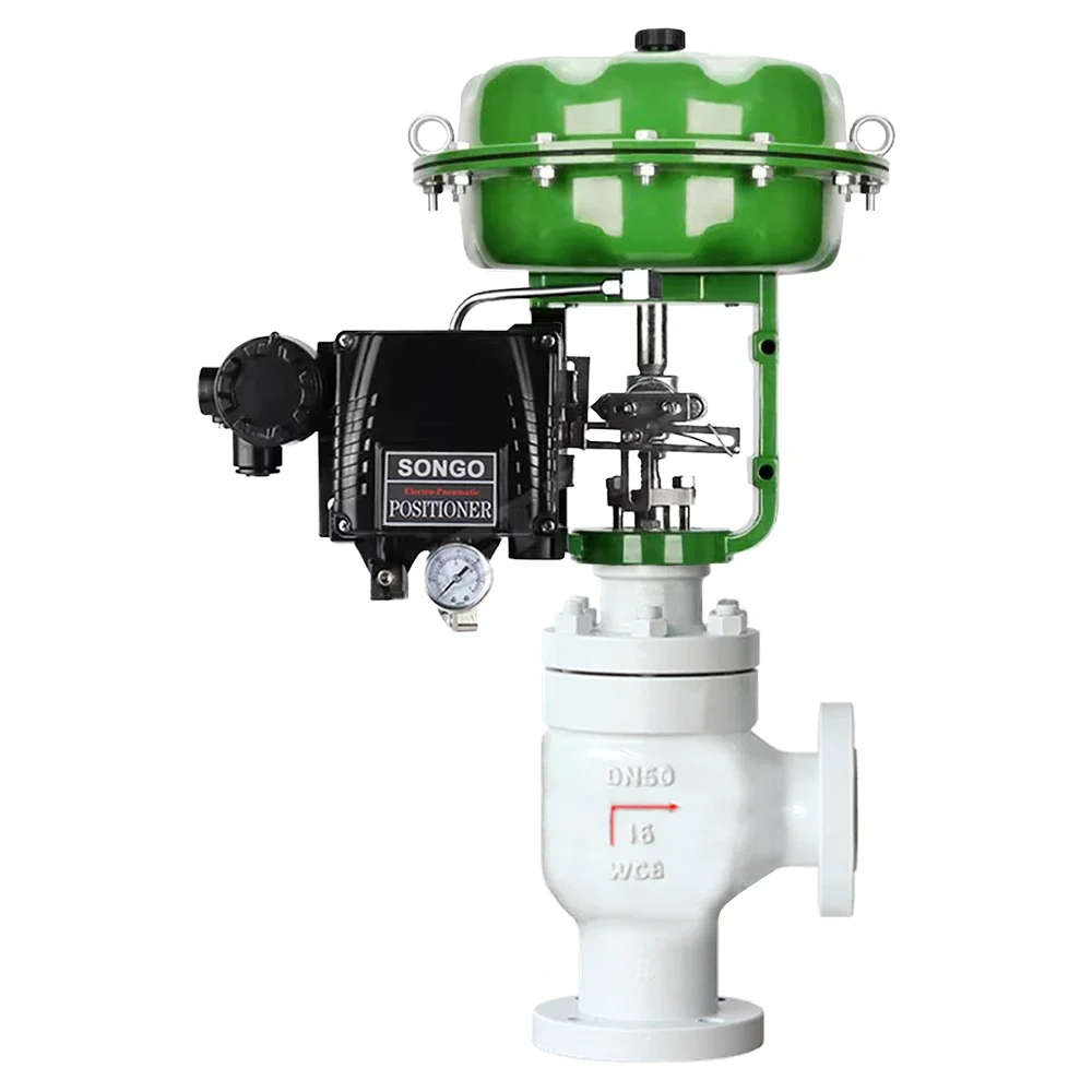 Flange Wcb Pneumatic Film Angle Regulating Valve Water Flow Single Seated Pneumatic Diaphragm Control Globe Valve
Flange Wcb Pneumatic Film Angle Regulating Valve Water Flow Single Seated Pneumatic Diaphragm Control Globe Valve