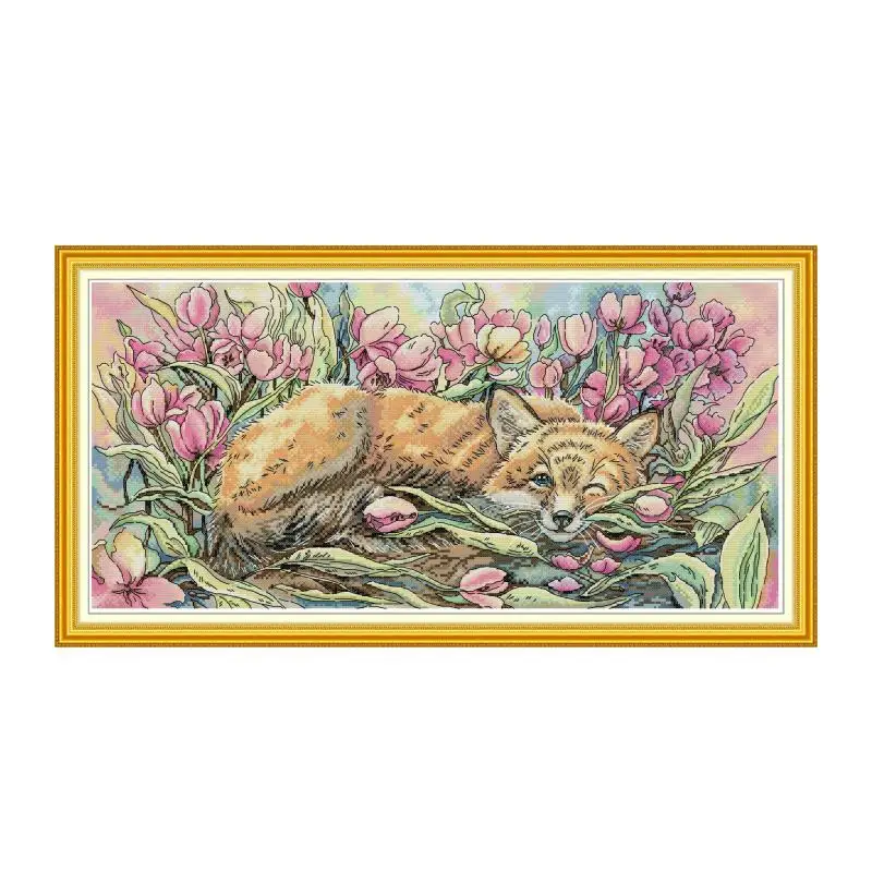 Лиса в цвете, набор для вышивки крестом, мультфильм, 14 карат, 11 карат, принт, холст, стежки, вышивка, сделай сам, рукоделие ручной работы
Лиса в цвете, набор для вышивки крестом, мультфильм, 14 карат, 11 карат, принт, холст, стежки, вышивка, сделай сам, рукоделие ручной работы