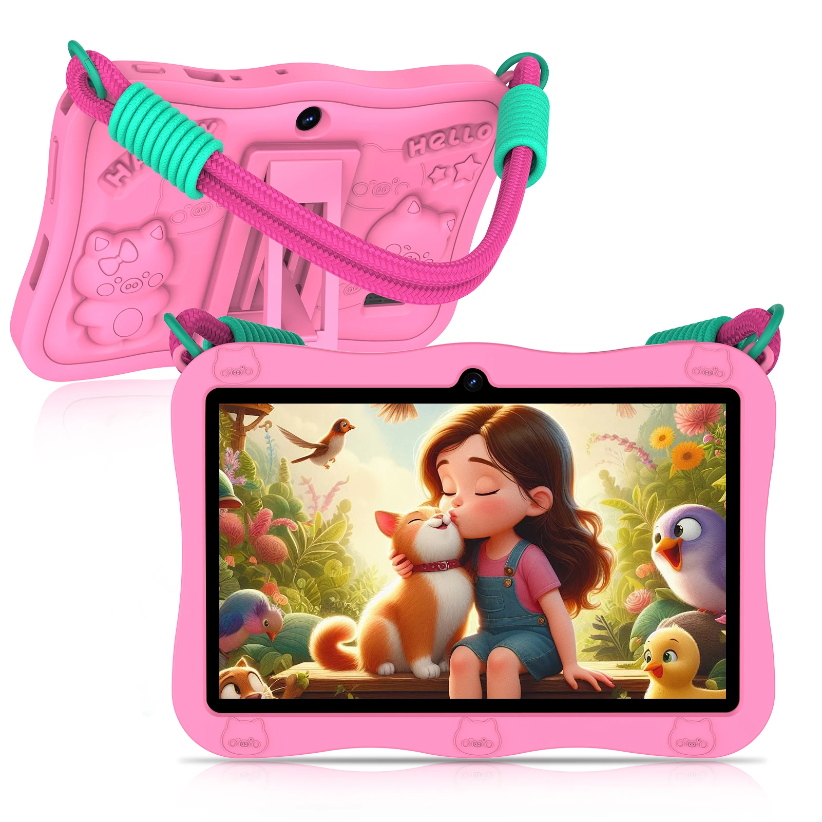 PRITOM 7-inch Tablet for Kids, 8GB(3+5GB expand) RAM + 32GB ROM Android 13Toddler Tablet, Pre-Installed iWawa, Parental Controls, Supports Bluetooth and WiFi
PRITOM 7-inch Tablet for Kids, 8GB(3+5GB expand) RAM + 32GB ROM Android 13Toddler Tablet, Pre-Installed iWawa, Parental Controls, Supports Bluetooth and WiFi