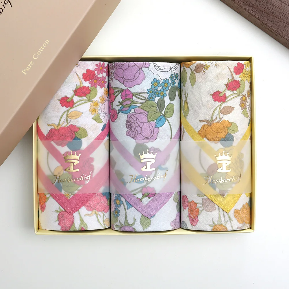 43cm Pure Cotton Floral Handkerchiefs Soft Absorbent Pocket Squares, Perfect for Wedding Gifts & Daily Towels
43cm Pure Cotton Floral Handkerchiefs Soft Absorbent Pocket Squares, Perfect for Wedding Gifts & Daily Towels