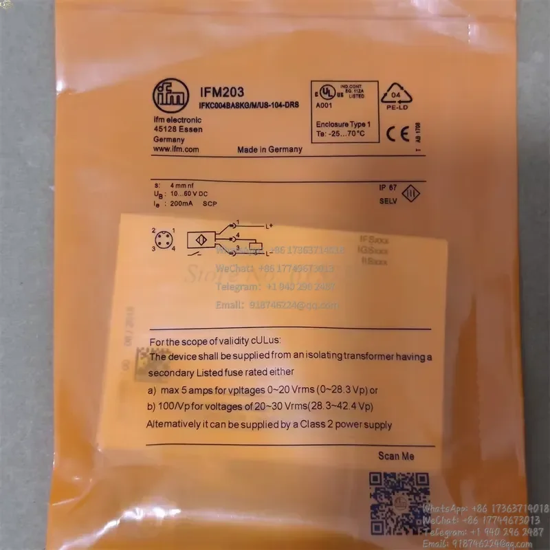 1PC IFM203 IFM200 IFM215 IFR200 IFM213 IFM216 IFR202 IFM New High Quality Proximity Switch Inductive Sensor
1PC IFM203 IFM200 IFM215 IFR200 IFM213 IFM216 IFR202 IFM New High Quality Proximity Switch Inductive Sensor