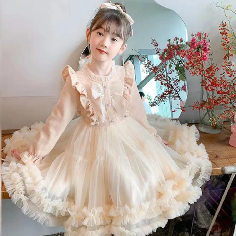 2024Girls' Autumn and Winter New Western Style High-End Youyagongzhu Tulle Tutu Dress
2024Girls' Autumn and Winter New Western Style High-End Youyagongzhu Tulle Tutu Dress