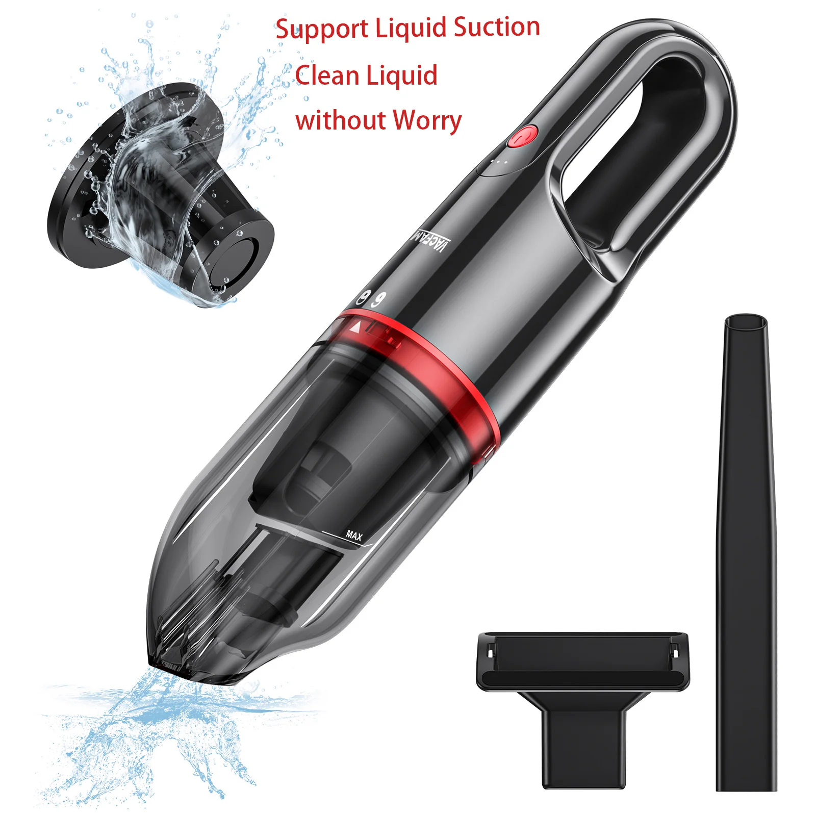 Portable Support Clean Liquid Wet and Dry Handheld Wireless 8000Pa Auto Vacuum High-power Vacuum Cleaner For Home Pet Car
Portable Support Clean Liquid Wet and Dry Handheld Wireless 8000Pa Auto Vacuum High-power Vacuum Cleaner For Home Pet Car
