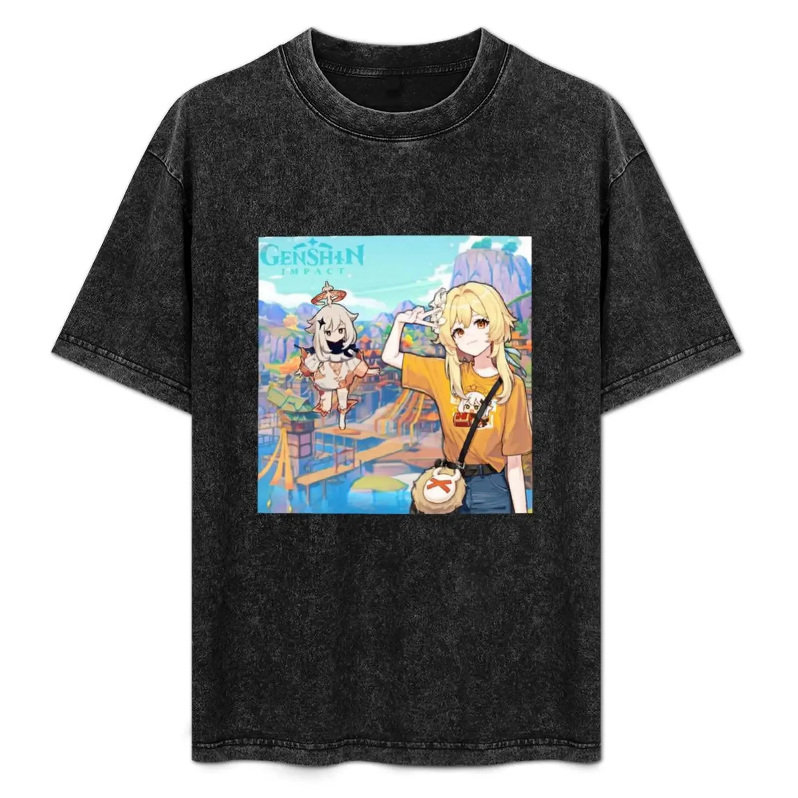 Lumine and Paimon T-Shirt Outdoor Activity Sports T-Shirt
Lumine and Paimon T-Shirt Outdoor Activity Sports T-Shirt